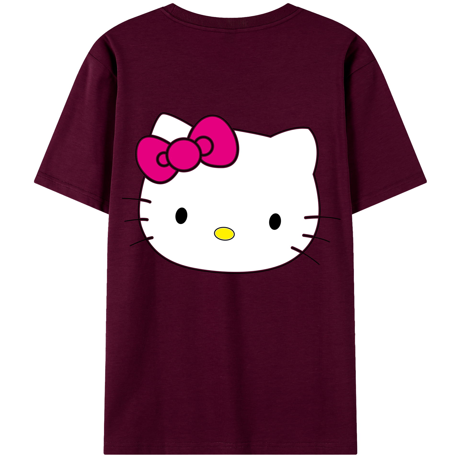 （画像用） Hello Kitty ハローキティ レディース半袖Tシャツ(バックプリント)